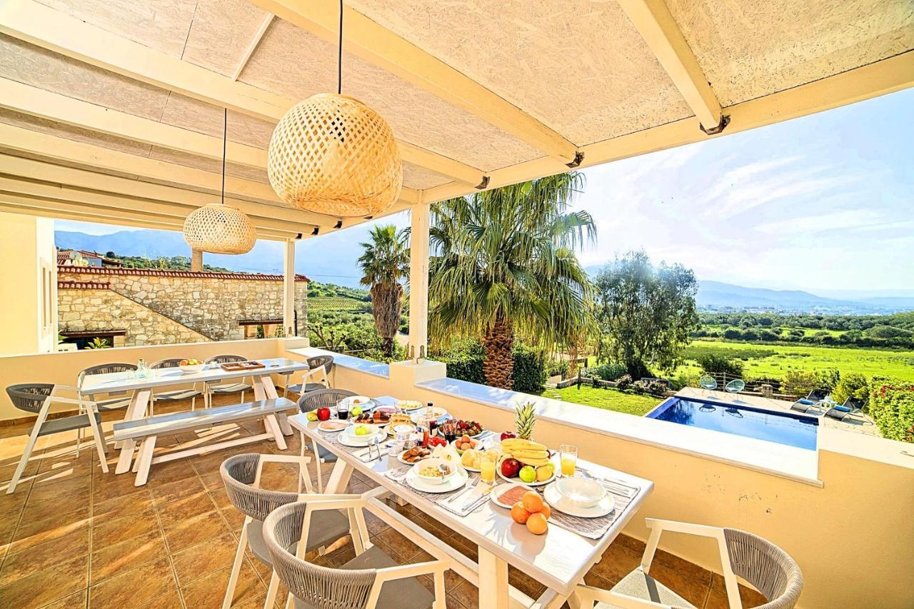 הוילה גאורגיופוליס Cretan Mansion With Heated Swimming Pool מראה חיצוני תמונה