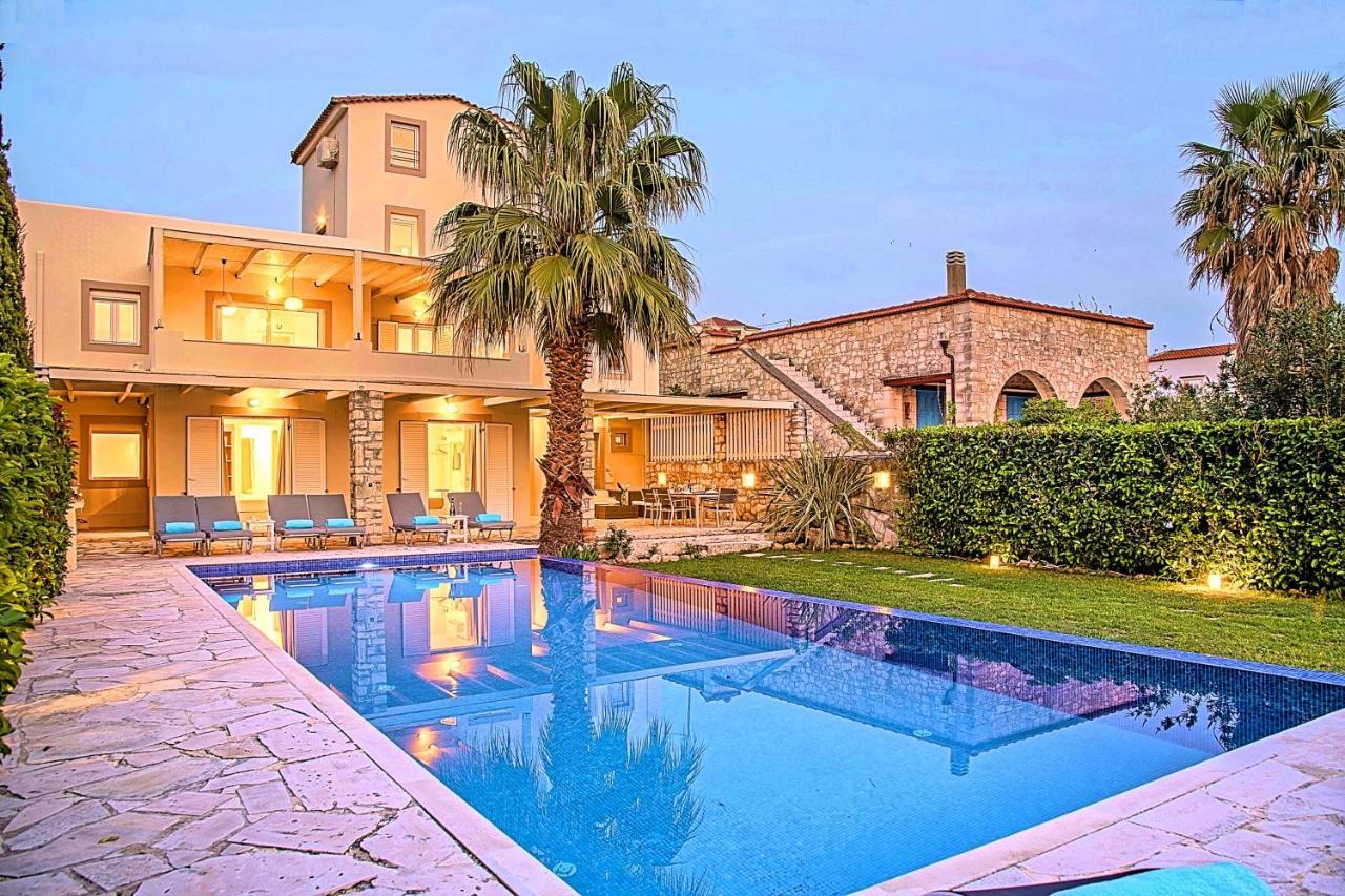 הוילה גאורגיופוליס Cretan Mansion With Heated Swimming Pool מראה חיצוני תמונה