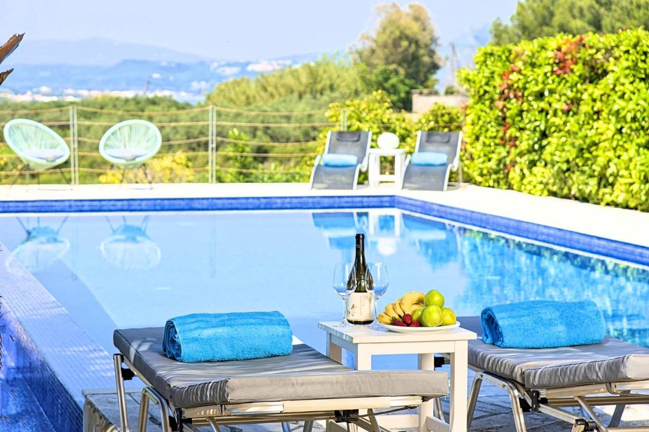 הוילה גאורגיופוליס Cretan Mansion With Heated Swimming Pool מראה חיצוני תמונה