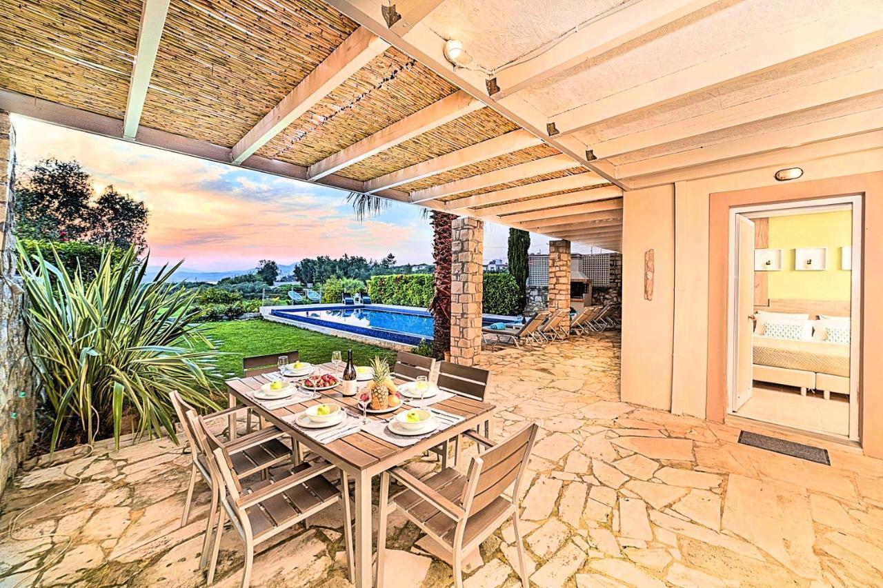 הוילה גאורגיופוליס Cretan Mansion With Heated Swimming Pool מראה חיצוני תמונה
